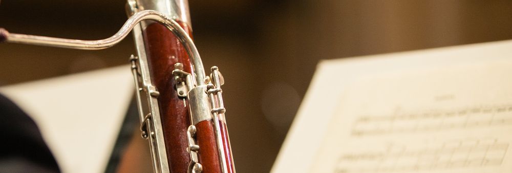 Close-up of bassoon