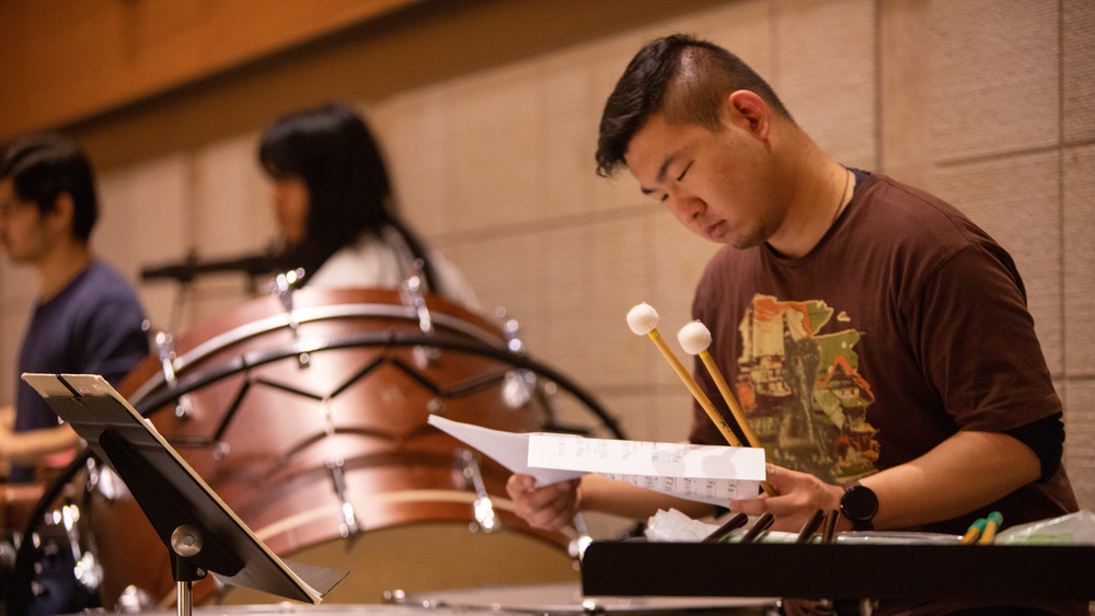 Percussion practice