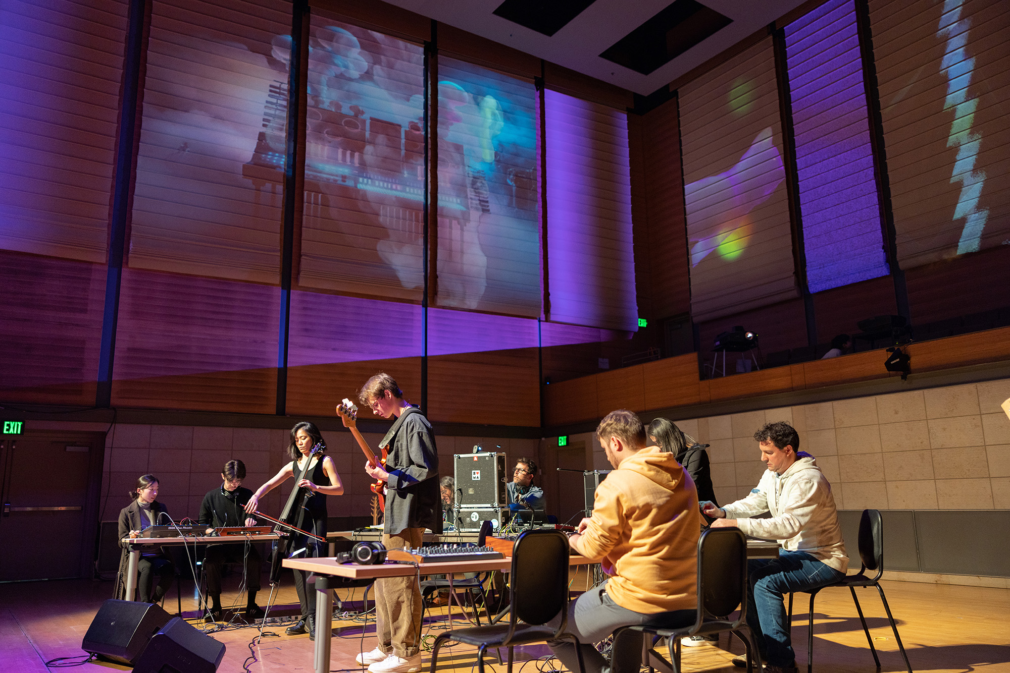 TAC students perform in Hume Hall. 