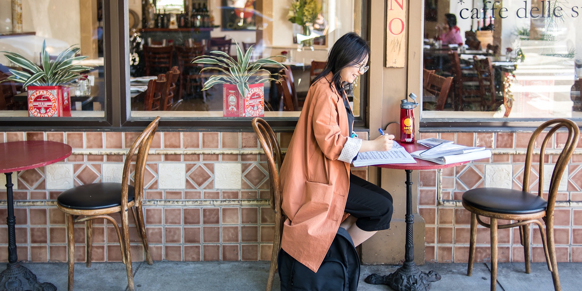 Student Studying