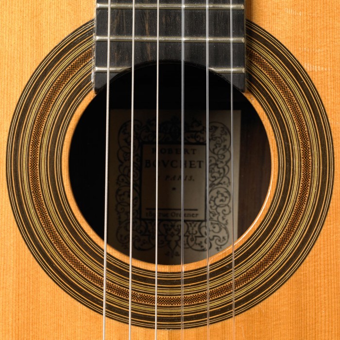 1961 Robert Bouchet guitar rosette