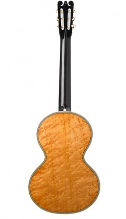 1810 Didier Nicolas la Ainen guitar back