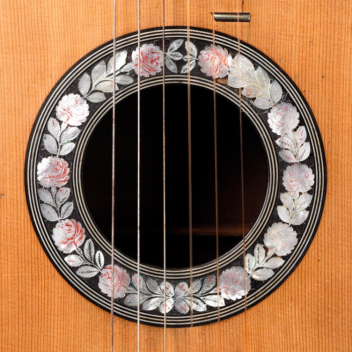1810 Didier Nicolas la Ainen guitar rosette