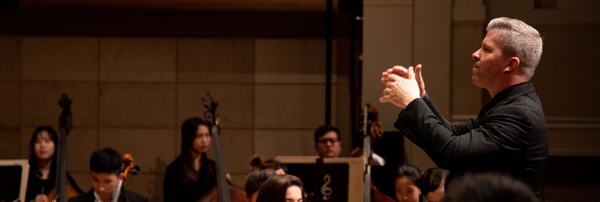 Edwin OUtwater Conducting SFCM Orchestra