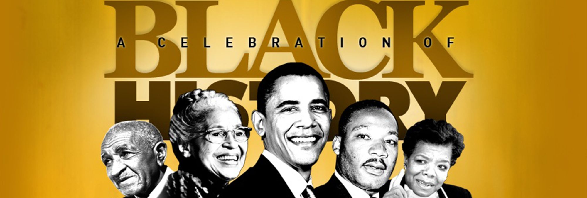 Black history month celebration poster