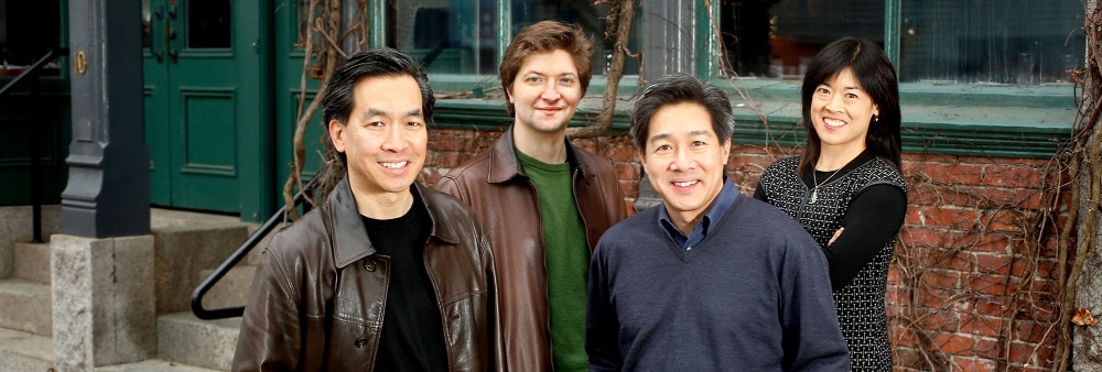 A press photo of the Ying Quartet