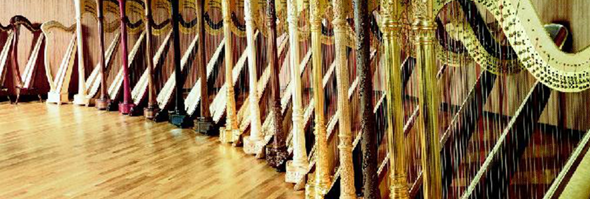 Row of Harps