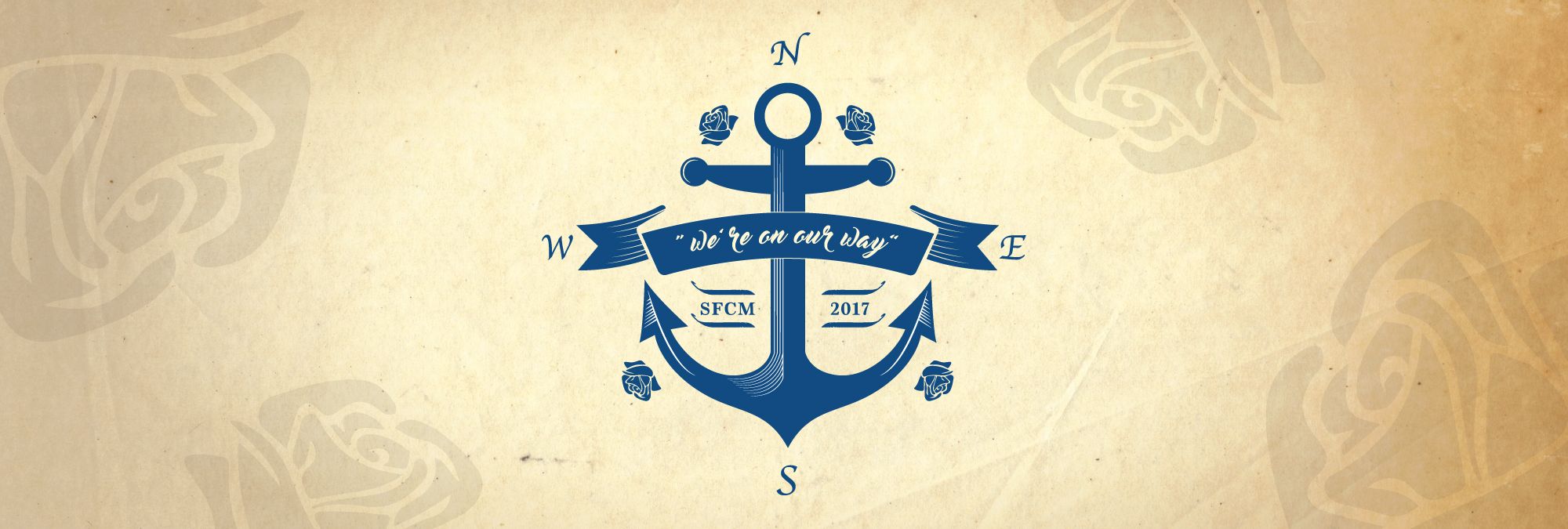 SFCM 2017 "We're on our way" compass anchor