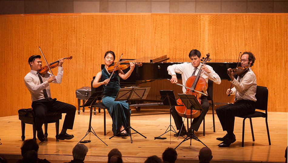 Artist Resident, the Telegraph Quartet, at the San Francisco Conservatory of Music