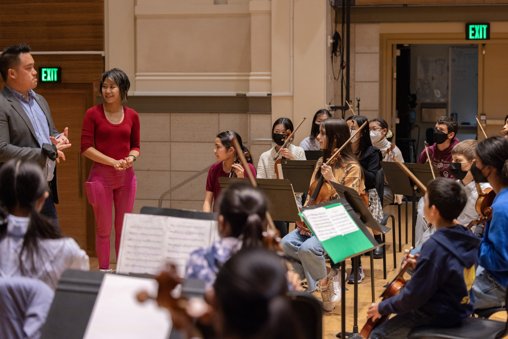 yuja wang with pre-college orchestra