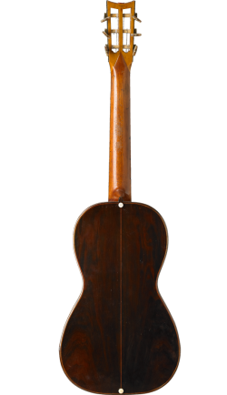 1837 Louis Panormo guitar back