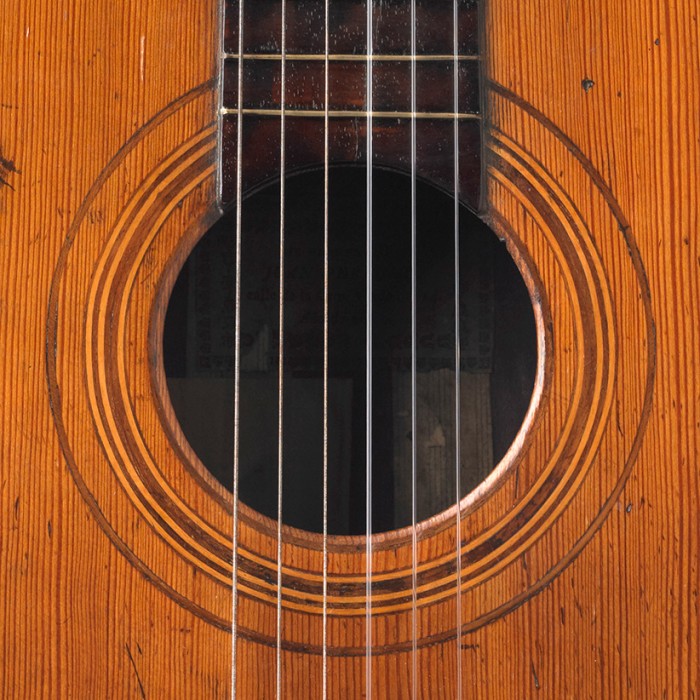 1839 Juan Perfumo guitar rosette