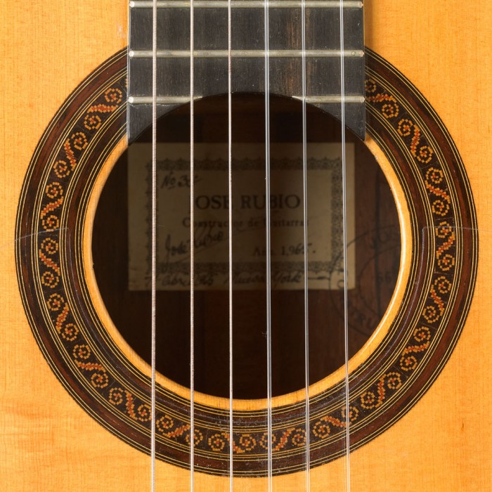 1965 David “Jose” Rubio guitar rosette