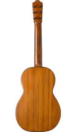 1876 Manuel de Soto y Solares guitar back