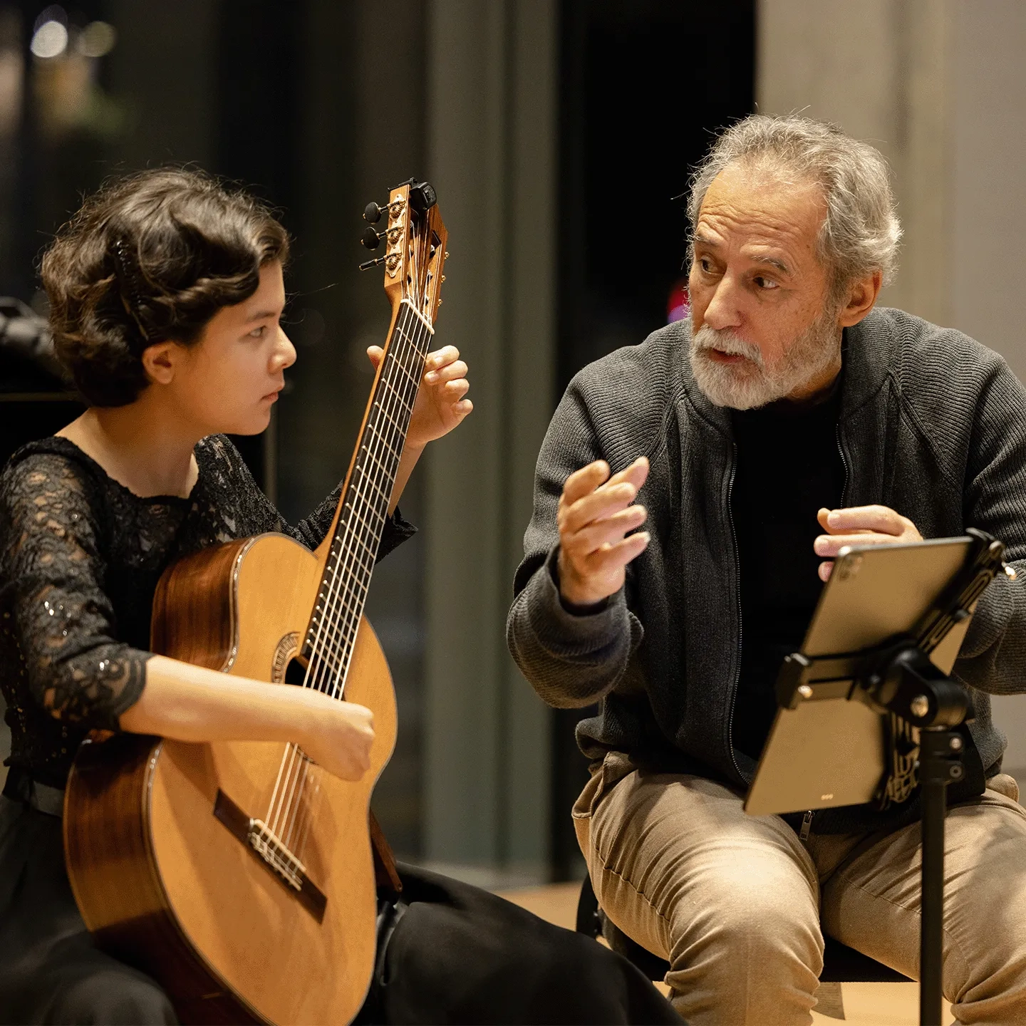 Sérgio Assad and student