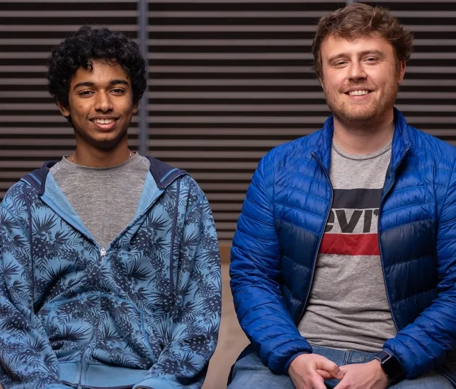 Udit Srivathsan and Declan McLeish
