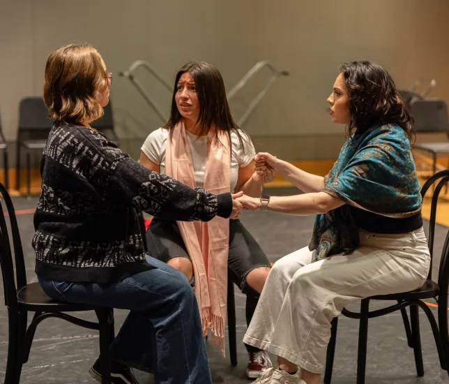 SFCM students rehearse 'Anon.'