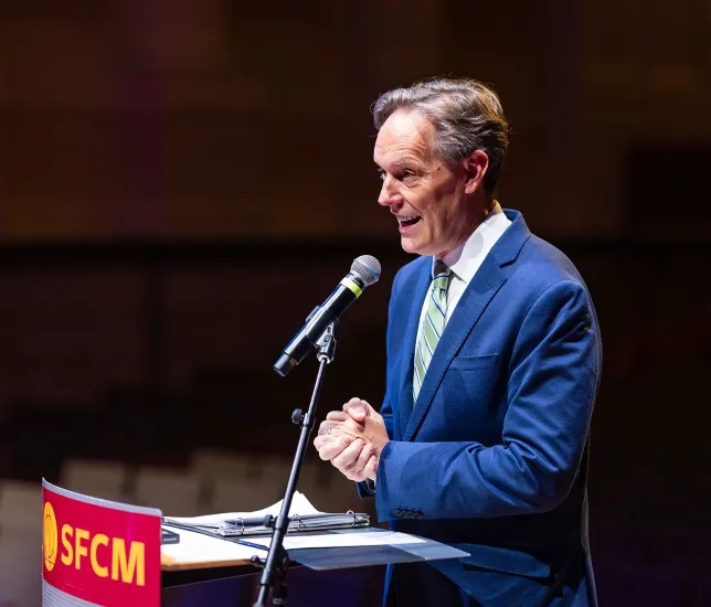 Composer and SFCM professor Jake Heggie.
