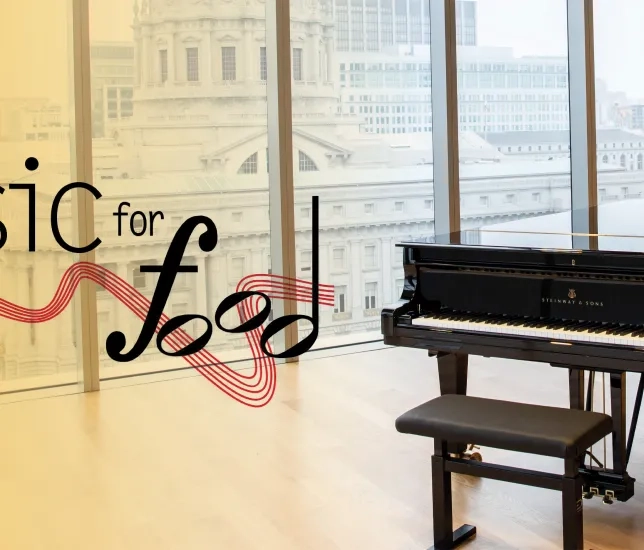SFCM, music for food, bowes center, charity