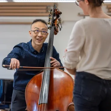 Tian Yang Liu with Alexandria Kelley.