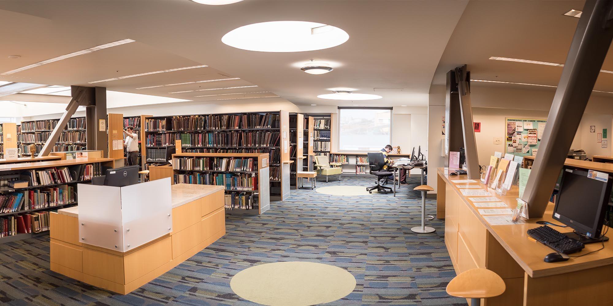 Interior of library