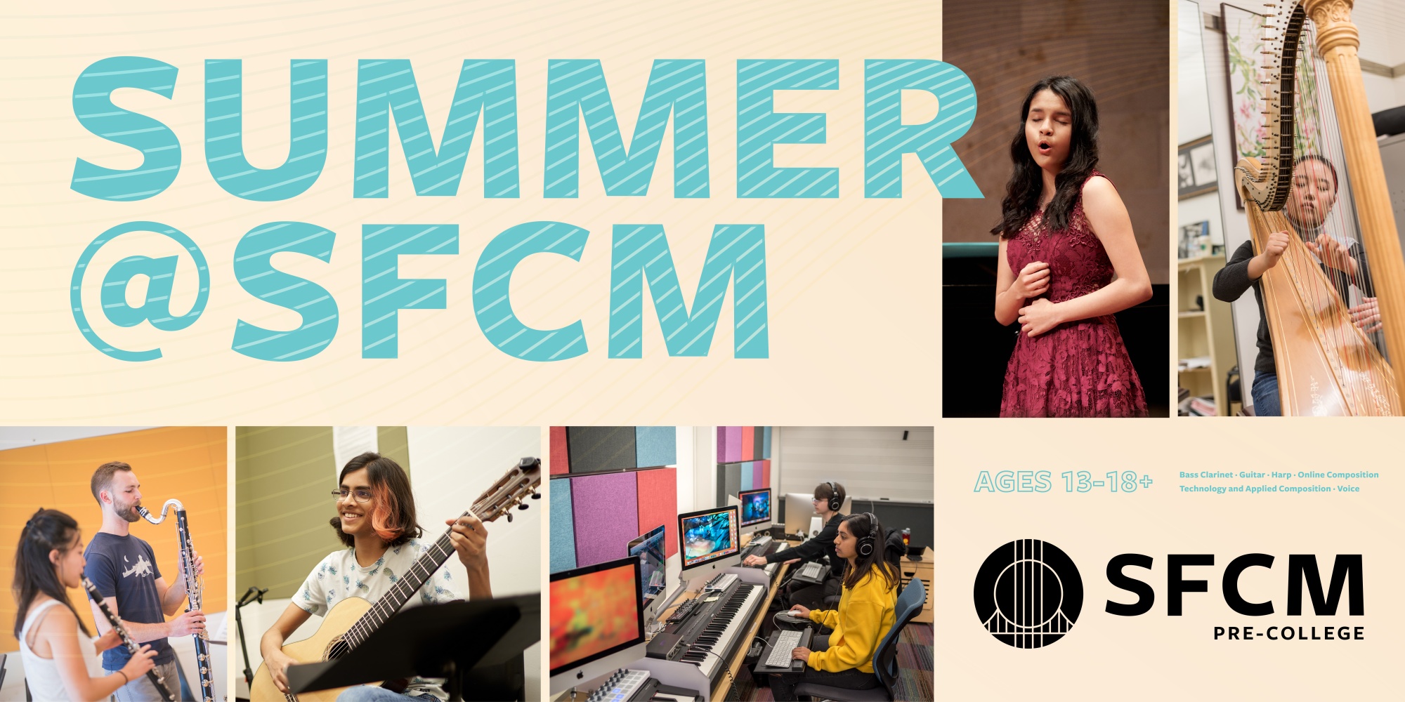 SFCM Announces 2023 Summer Music Academies including Guitar, Technology