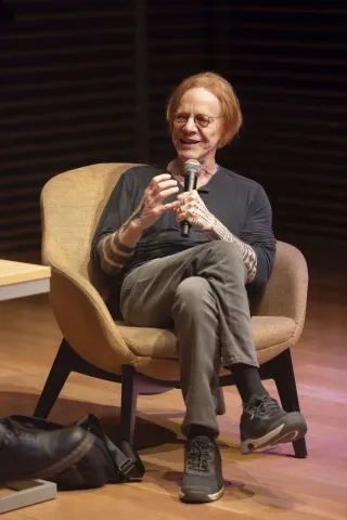 Danny Elfman during a student Q&A at SFCM.