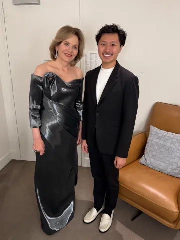 Renée Fleming and Jaco Wong.