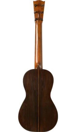 1847 Manuel Gutierrez guitar back