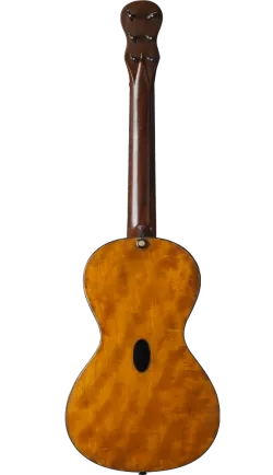 back of 1830 Rene Lacote guitar