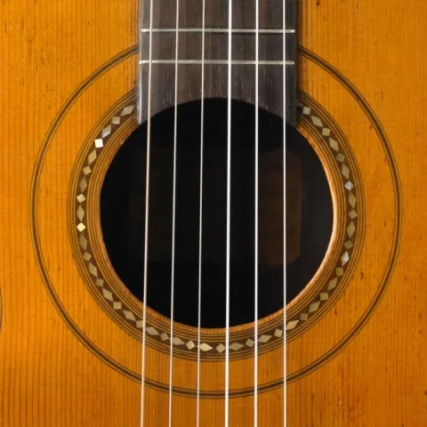 1837 Louis Panormo guitar rosette