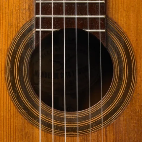 1876 Manuel de Soto y Solares guitar rosette