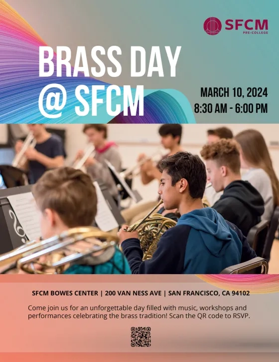 SFCM Pre-College's Brass Day 2024