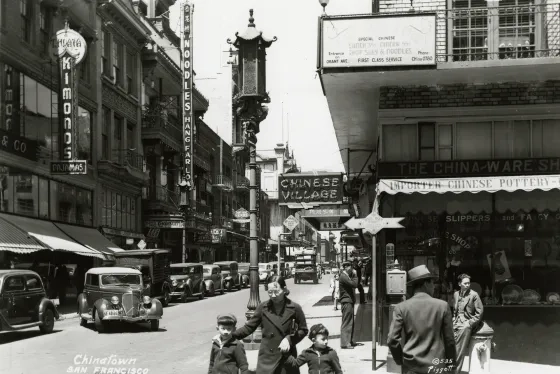 San Francisco's Chinatown in 1910.