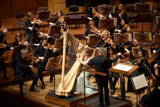 Katherine Siochi performs with the San Francisco Symphony.