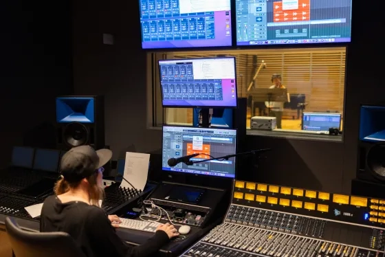 Studio G inside SFCM's Bowes Center.