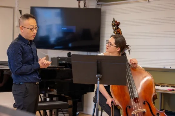 Tian Yang Liu with Alexandria Kelley.