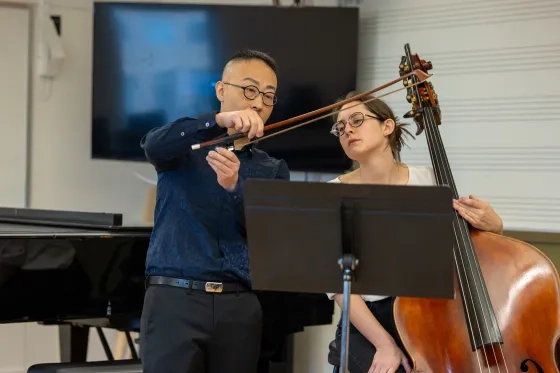 Tian Yang Liu with Alexandria Kelley.