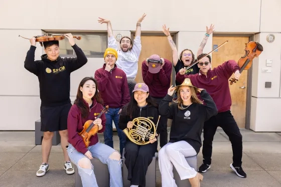 SFCM students show off new merch