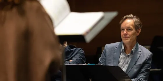 Heggie at SFCM in 2023. 