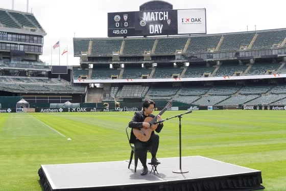 Oakland Coliseum in Oakland, CA. 