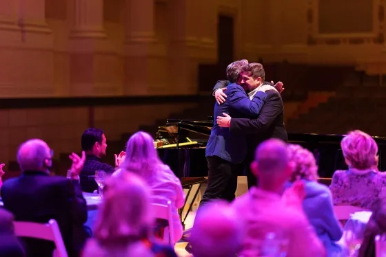 Jake Heggie and Vicente Alvarez. 