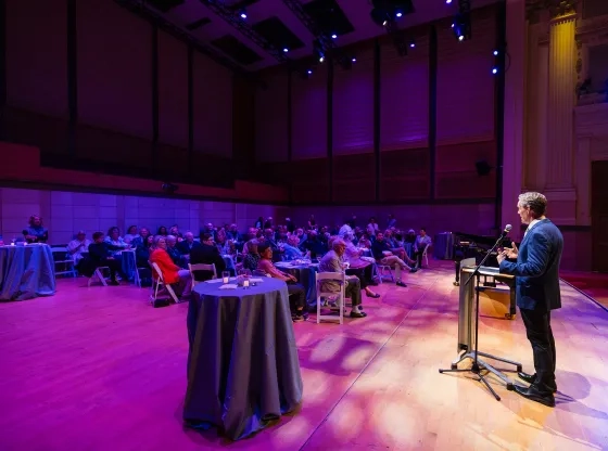 "Jake Heggie: Past, Present, Possible" in SFCM's Concert Hall. 