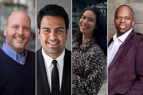 From left: Richard Cox, Jacob Soulliere, Anna Ruhland, and Lester Lynch.