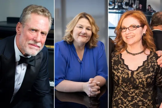 From left: David Garner, Cathy Cook, and Lisa Delan.