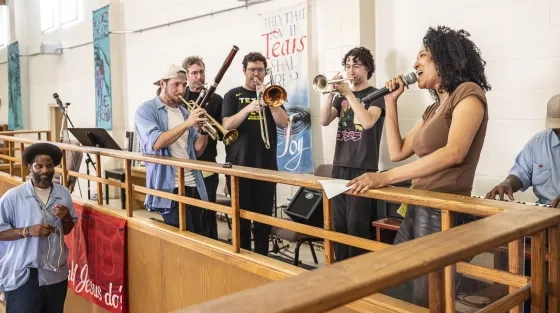 SFCM students at San Quentin Rehabilitation Center