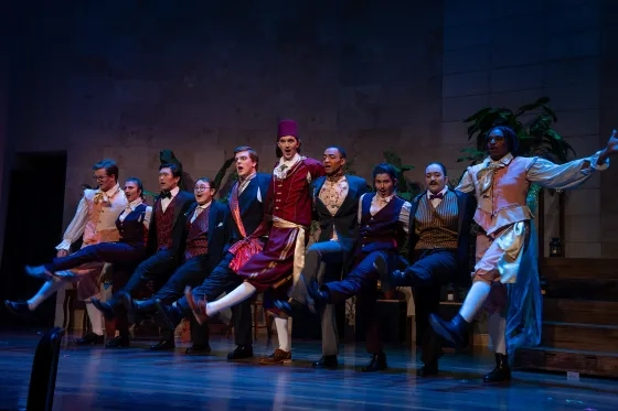 "The Merry Widow" featured acting, singing, and dancing. 