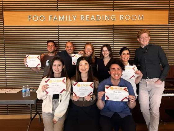 Arts Leadership Summer Program attendees