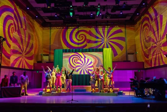 Projection technology used in Hume Hall. 