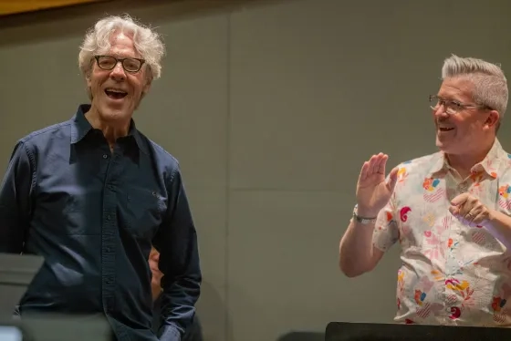 Stewart Copeland and Edwin Outwater